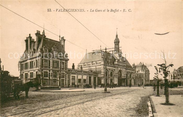Valenciennes 59 La Gare et le Buffet