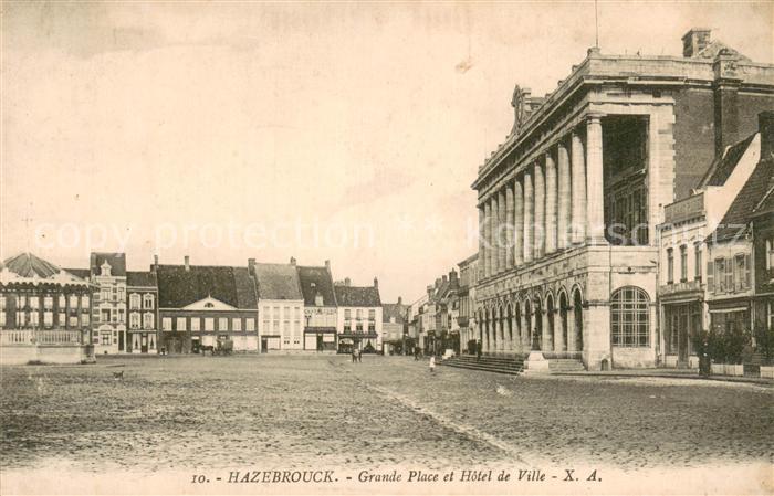 Hazebrouck Grande Place et Hotel de Ville