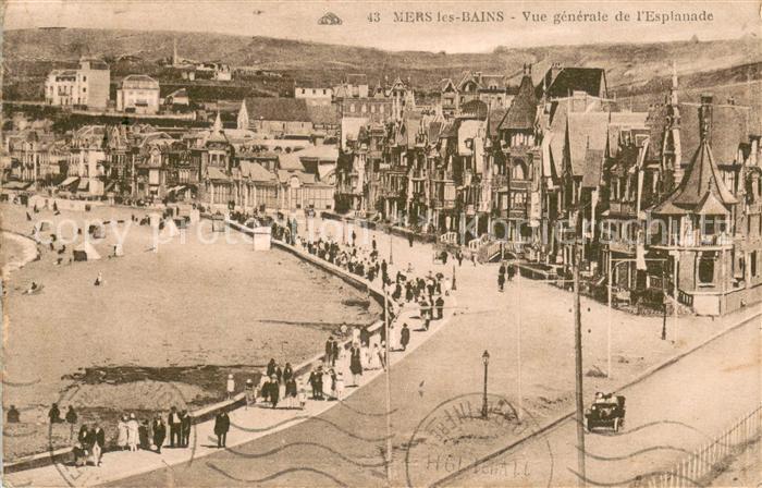 Mers-les-Bains 80 Vue generale de l'Esplanade