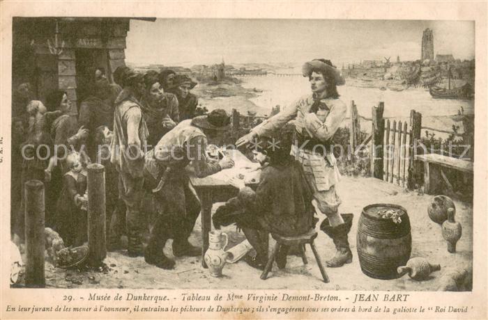 Dunkerque Duenkirchen Musee Tableau de Mme Virginie Demont Breton Jean Bart