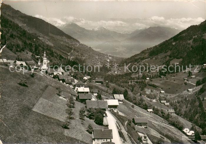 Val-d Illiez Fliegeraufnahme