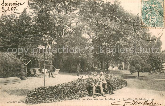 Somain 59 Vue sur les Jardins de l’Institut Ophtalmique