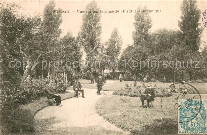 Somain 59 Vue sur les Jardins de l’Institut Ophtalmique