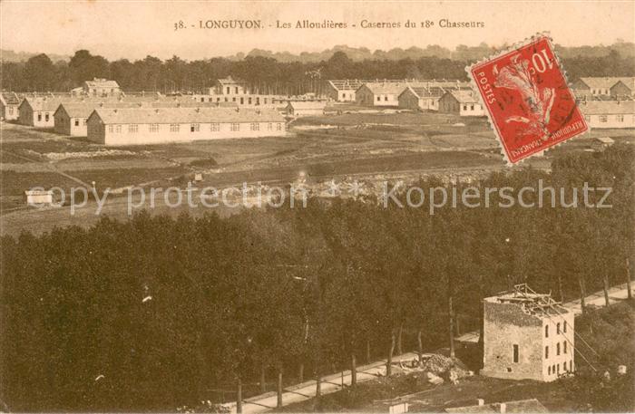 Longuyon 54 Les Alloudieres Casernes du 18e Chasseurs
