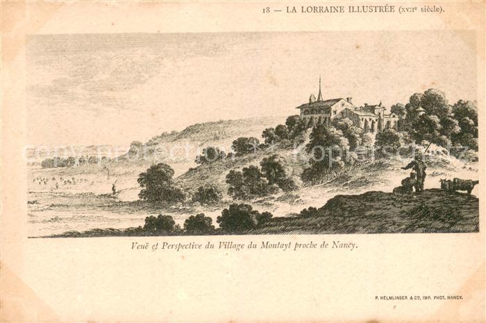 Le Montayt Nancy 54 Veue et Perspective du Village
