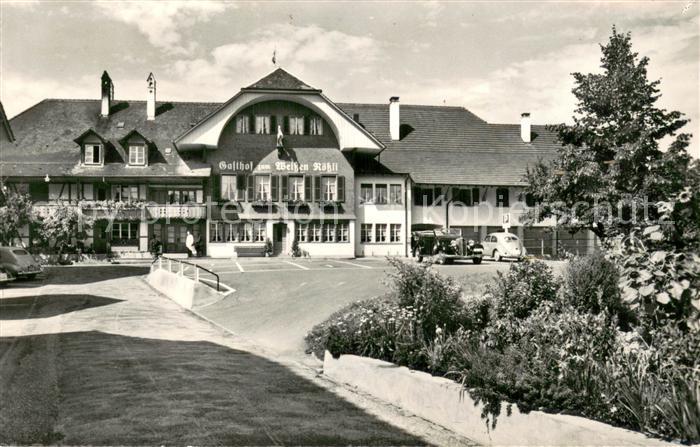 Zaeziwil BE Gasthof zum Weissen Roessli