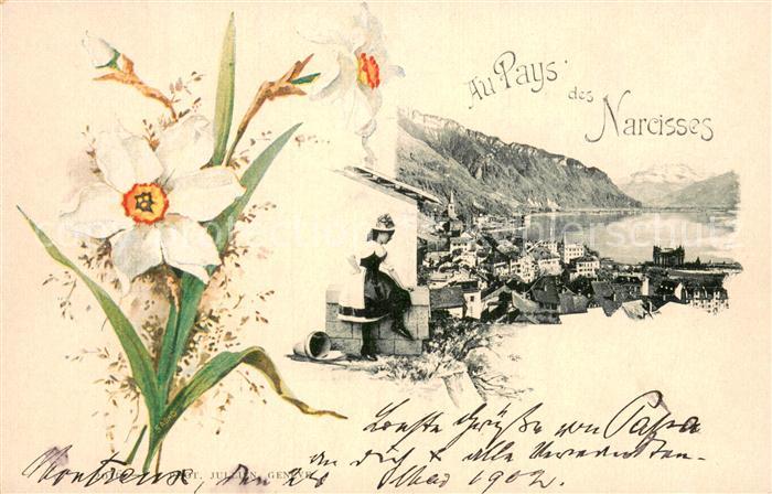 Montreux  VD Panorama Narcisses
