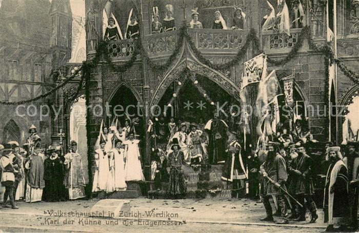 Wiedikon Volksschauspiel Karl der Kuehne und die Eidgenossen