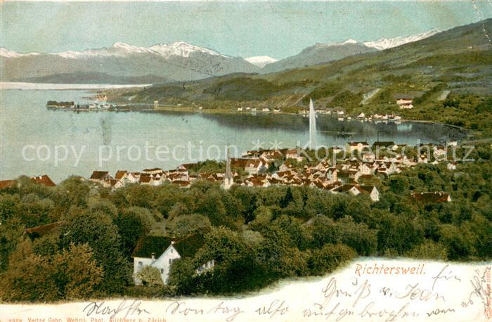Richterswil ZH Panorama am Zuerichsee