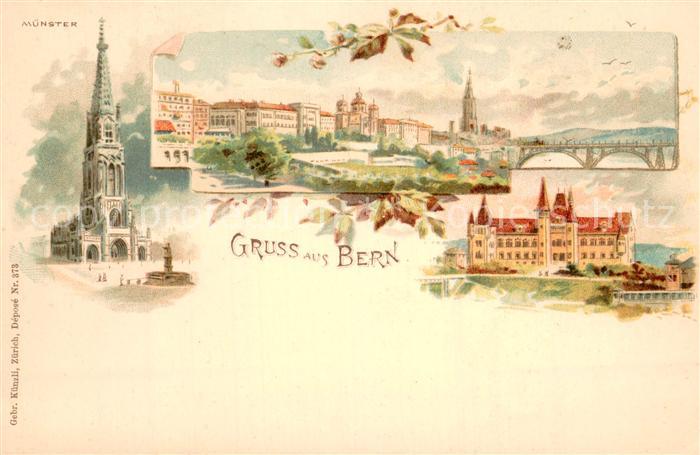 Bern BE Muenster Panorama