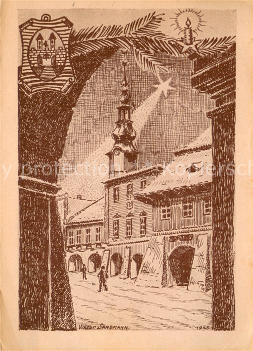 Goeppingen Stadtmotiv Zeichnung