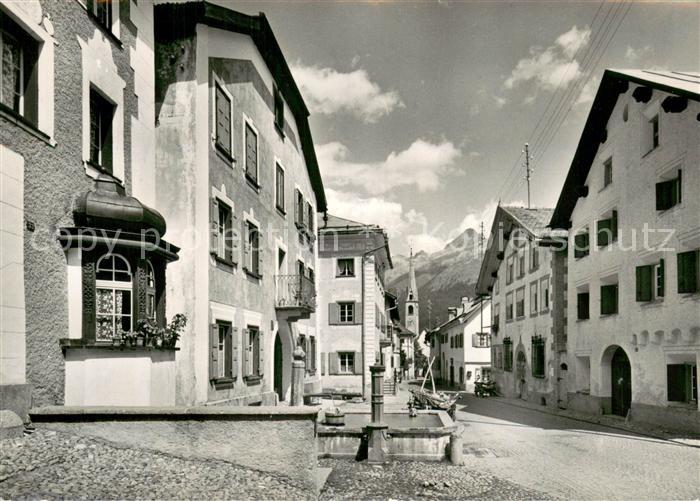 S-chanf GR Dorfpartie Feldpost