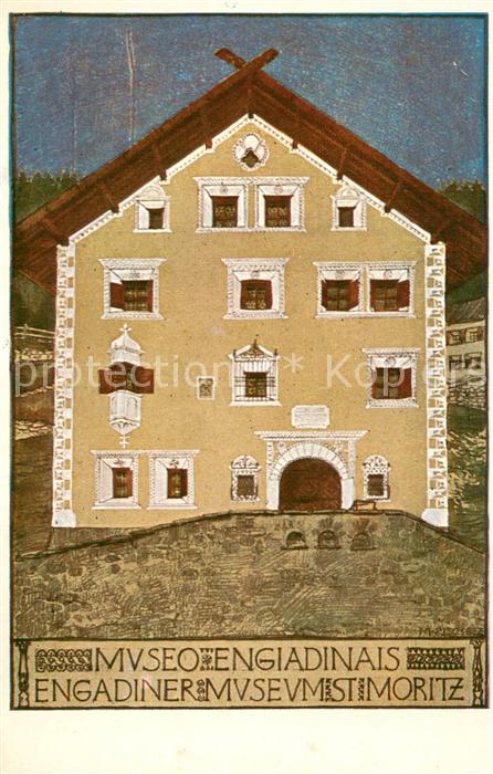 St Moritz Dorf GR Engadiner Museum Villa