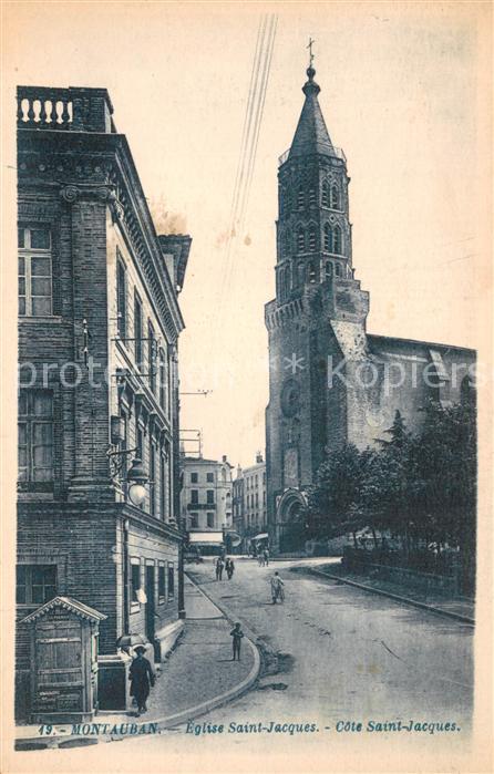 Montauban 82 Eglise Saint Jacques Cote Saint Jacques