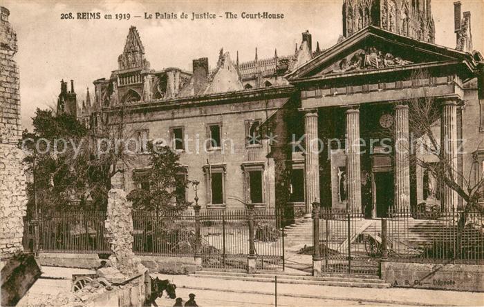 Reims 51 Le Palais de Justice The Court House