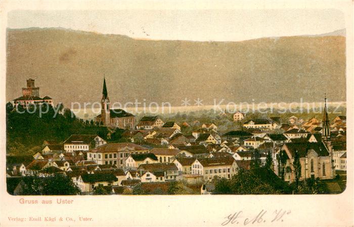 Uster ZH Ortsansicht