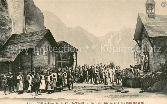 Wiedikon Volksschauspiel Karl der Kuehne und die Eidgenossen