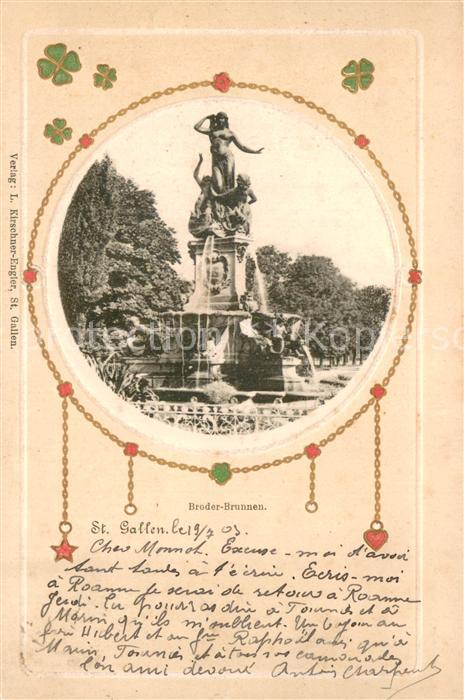 St Gallen SG Broder Brunnen