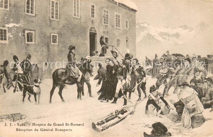 Grand St Bernard Hospice du Grand St Bernard Reception du General Bonaparte
