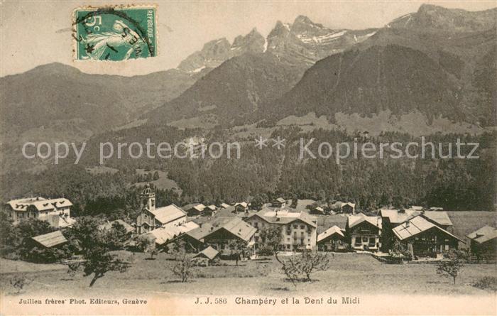 Champery et la Dent du Midi