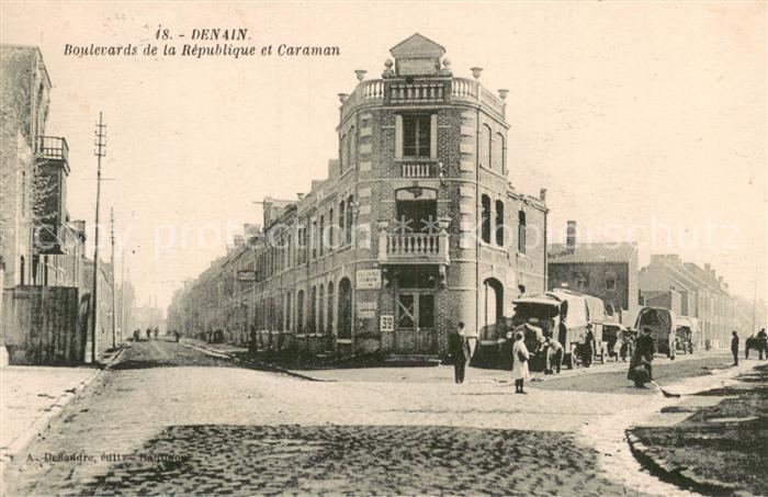 Denain Boulevard de la Republique et Caraman