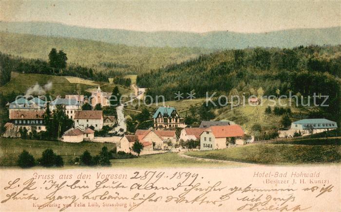 Bad Hohwald Panorama mit Hotel Bad Hohwald