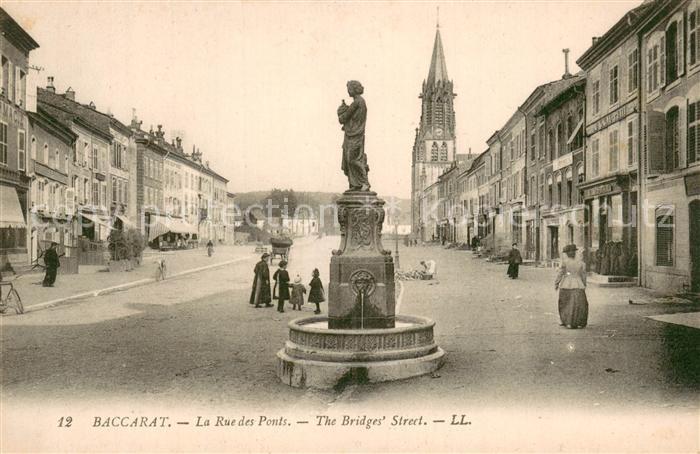 Baccarat 54 La Rue des Ponts