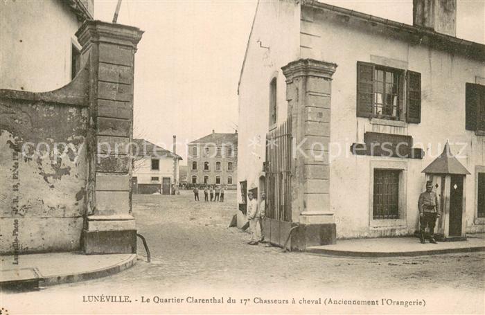 Luneville 54 Le Quartier Clarenthal du 17e Chasseurs