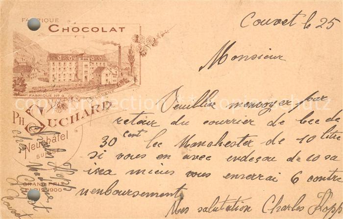 Couvet Fabrique Chocolat Ph Suchard Neuchatel