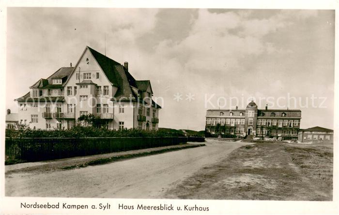 Kampen  Sylt Haus Meeresblick und Kurhaus