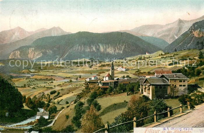 Filisur GR Panorama an der Albulabahn