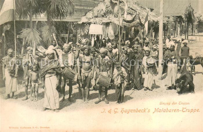 Stellingen Hamburg Hagenbecks Malabaren Truppe Umzug der Truppe
