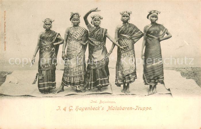 Stellingen Hamburg Hagenbecks Malabaren Truppe Indische Bajaderen
