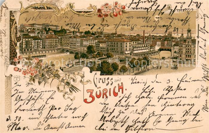 Zuerich ZH Stadtansicht