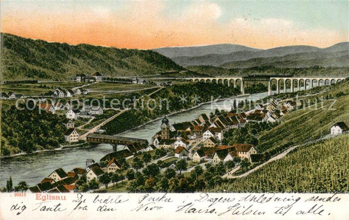 Eglisau ZH Panorama Viadukt