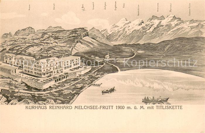 Melchsee-Frutt Kurhaus Reinhard mit Titliskette