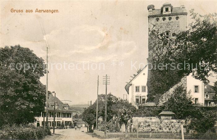 Aarwangen Ortspartie mit Turm