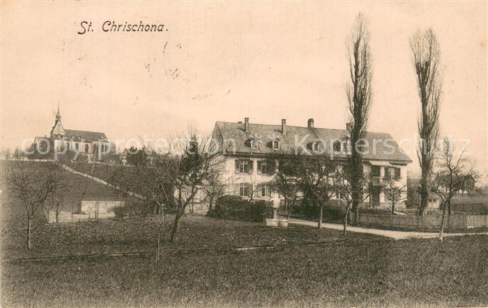 St Chrischona Teilansicht mit Kirche