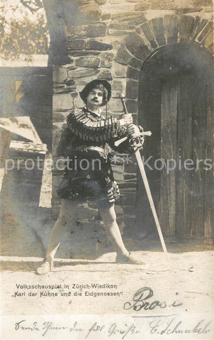 Wiedikon Volksschauspiel Karl der Kuehne und die Eidgenossen