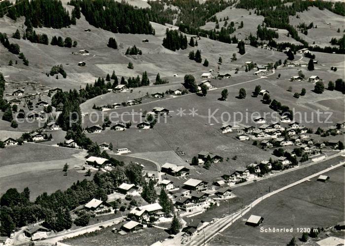 Schoenried BE Fliegeraufnahme