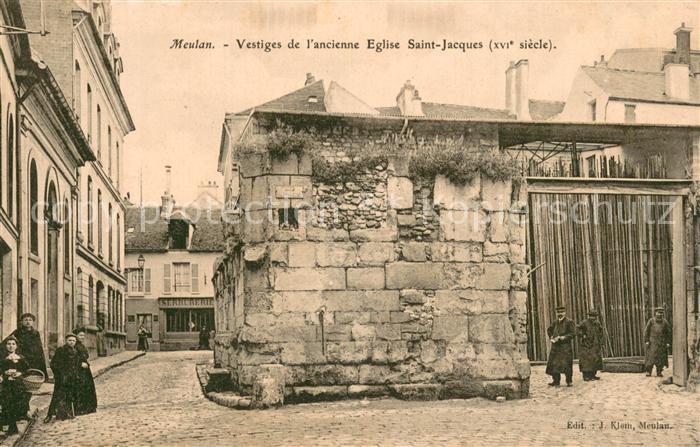 Meulan Vestiges de l’ancienne Eglise Saint Jacques