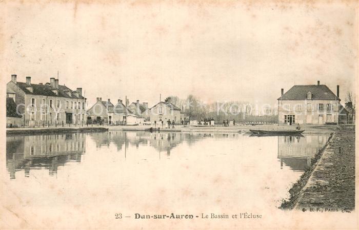 Dun-sur-Auron 18 Le Bassin et l'Ecluse