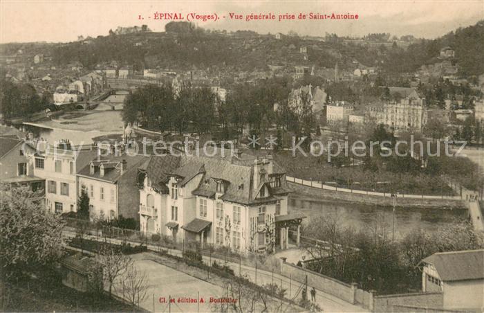 Epinal Vosges 88 Vue generale prise de Saint Antoine