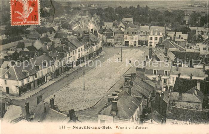 Neuville-aux-Bois Vue a vol d oiseau
