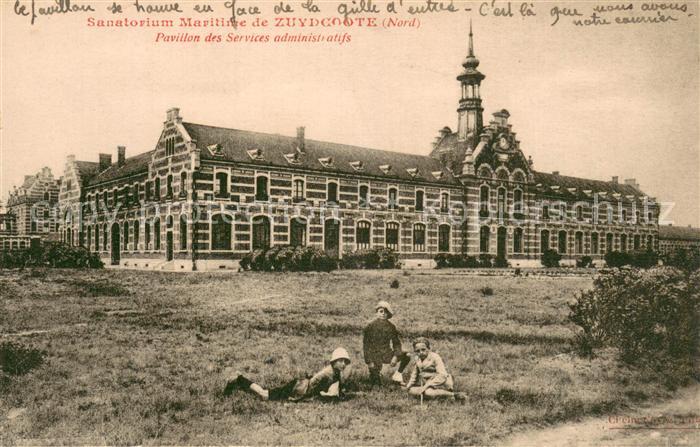 Zuydcoote 59 Sanatorium Maritime Pavillon des Services administatratifs