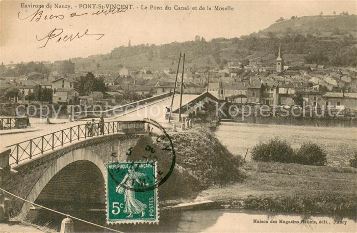 Pont-Saint-Vincent Le Pont du Canal et de la Moselle