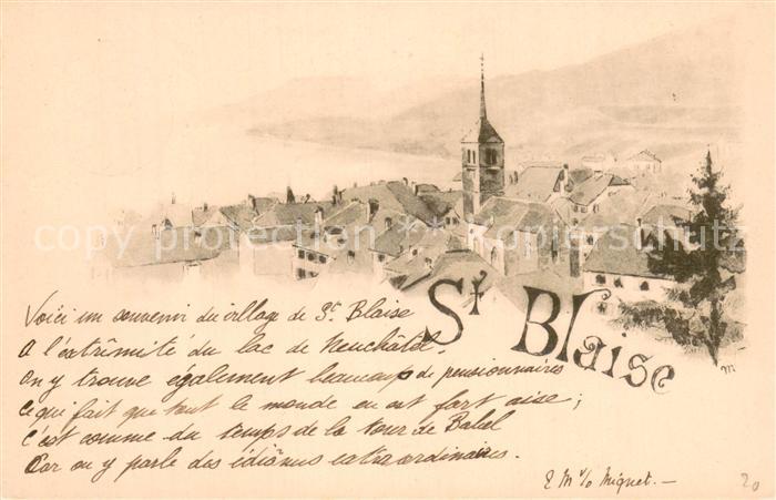 Saint Blaise NE Ortsansicht