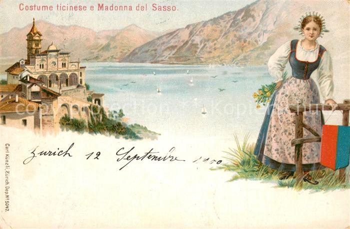 Locarno TI Costume ticinese Madonna del Sasso