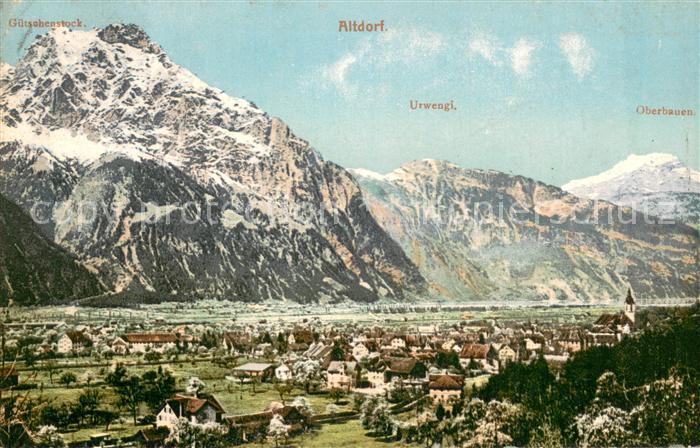 Altdorf UR Urwengi Oberbauen Panorama