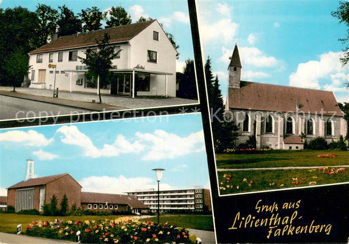 Falkenberg Lilienthal Edeka Kaufhaus Kirche Schule